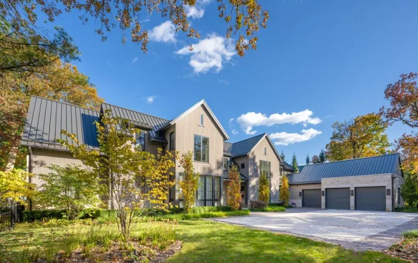 Beautiful house exterior